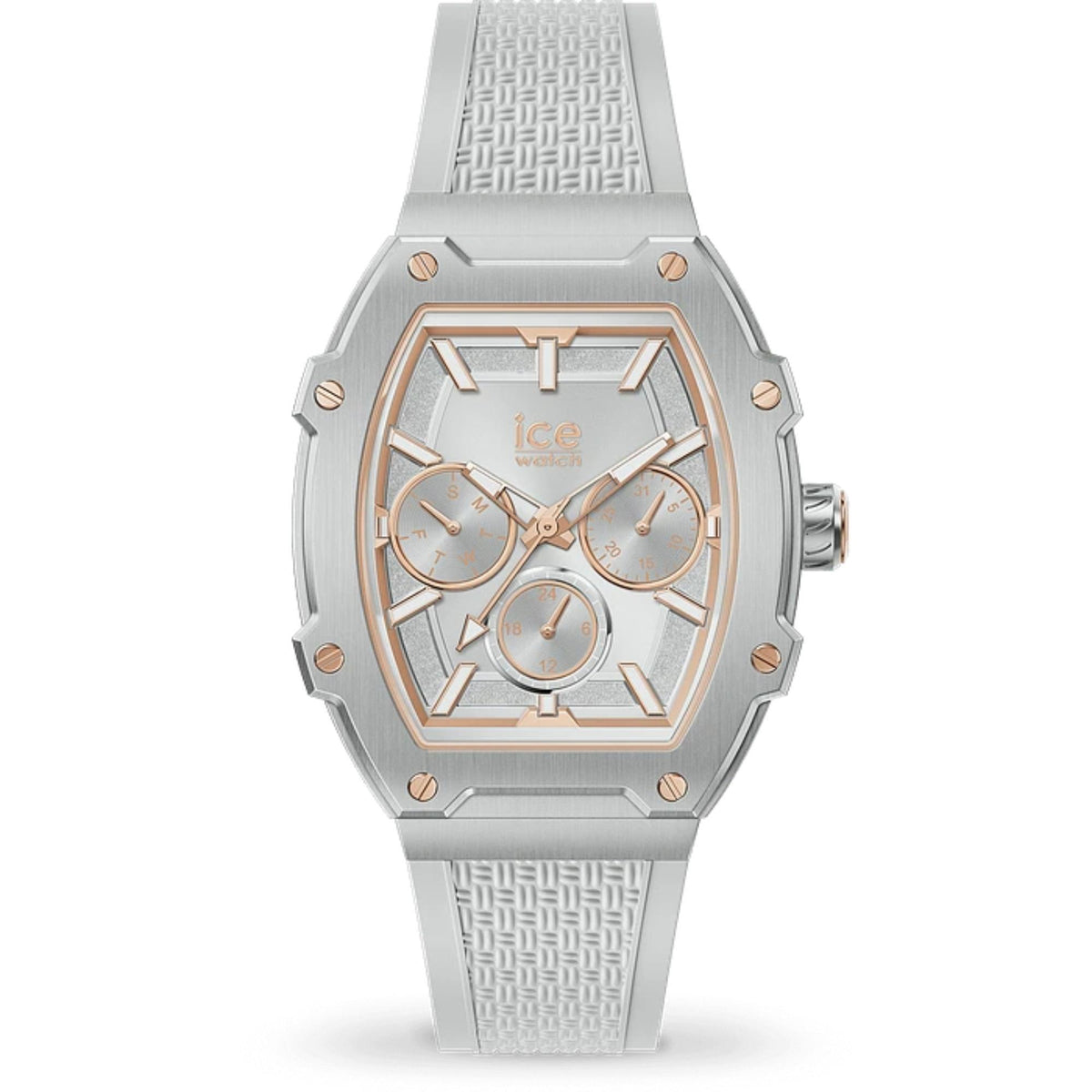 ICE Boliday Grey Shades Grey Dial Silicone Strap Unisex Watch 022862