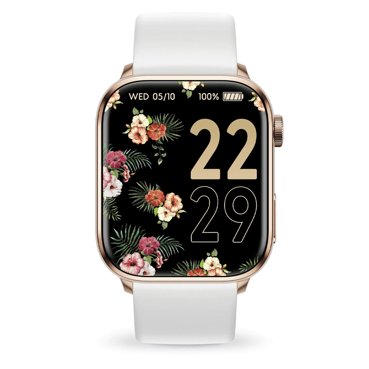 ICE Smart 2.0 Rose Gold White AMOLED Digital Silicone Strap Unisex Watch 022537