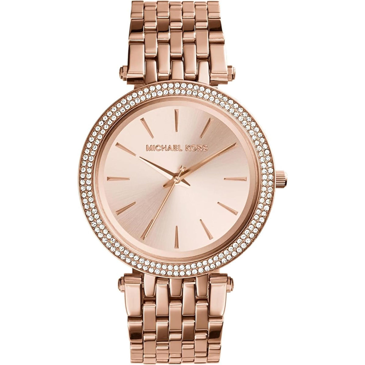 Michael Kors Darci Glitz Rose-Gold Dial Steel Strap  Women’s Watch MK3192