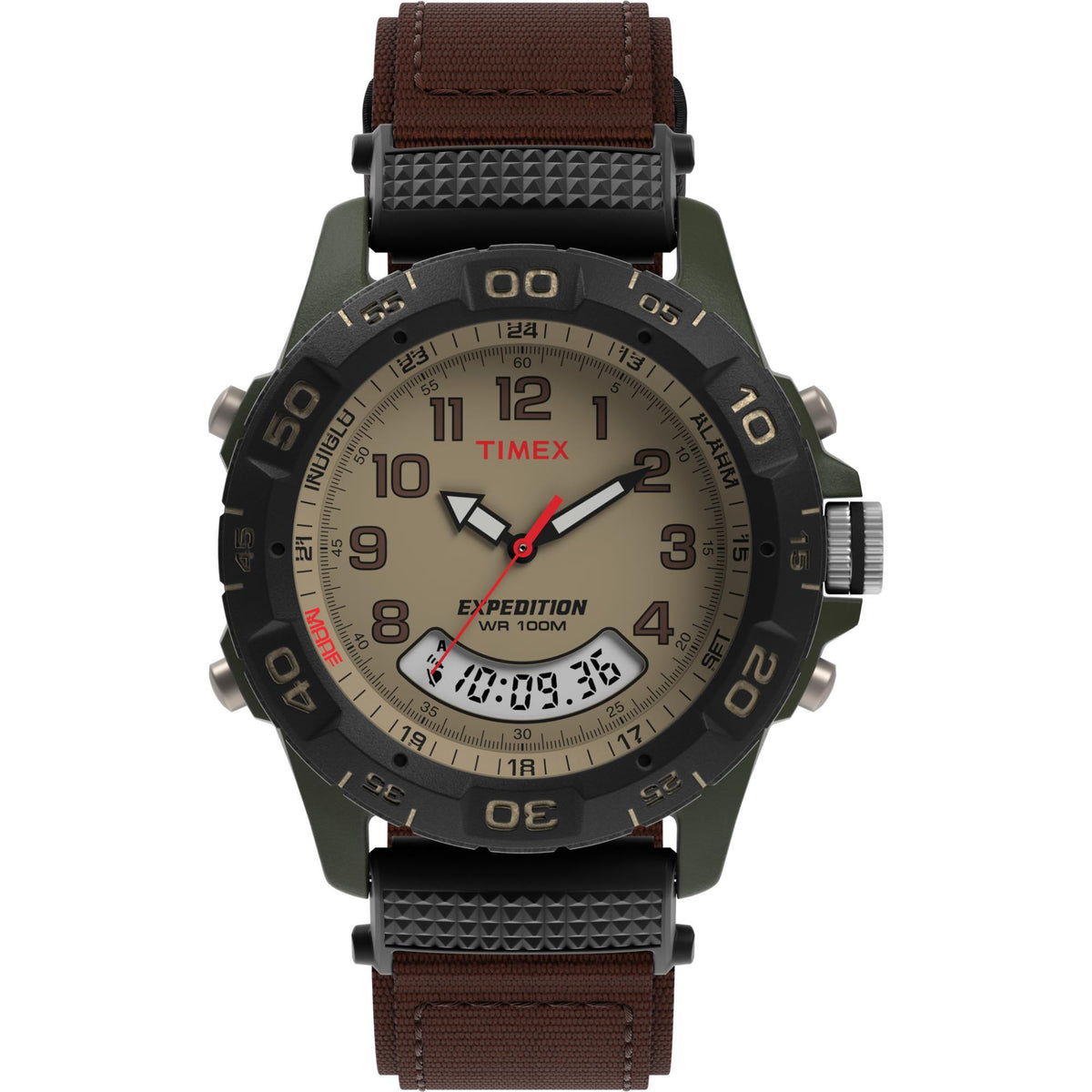 Timex Expedition Analog Digital Tan Dial Fabric Strap Men's Watch T45181