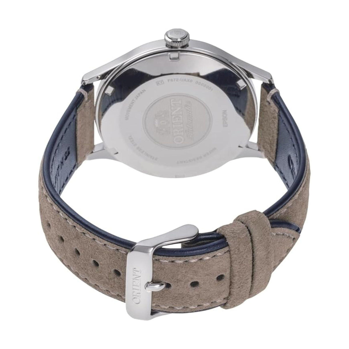 Orient Bambino RA-AC0P02L30B automatic watch with leather strap and pin buckle