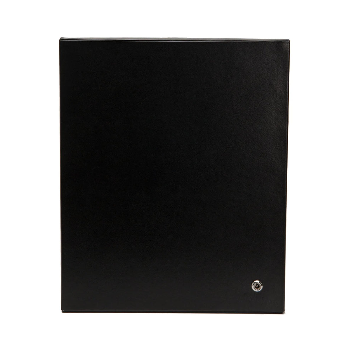 Wolf Heritage 4-piece watch winder back panel, black case with small key lock