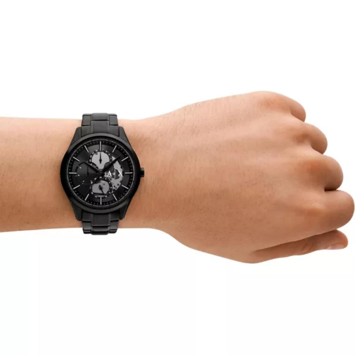 Armani Exchange Dante AX7160SET watch on a persons wrist lifestyle view