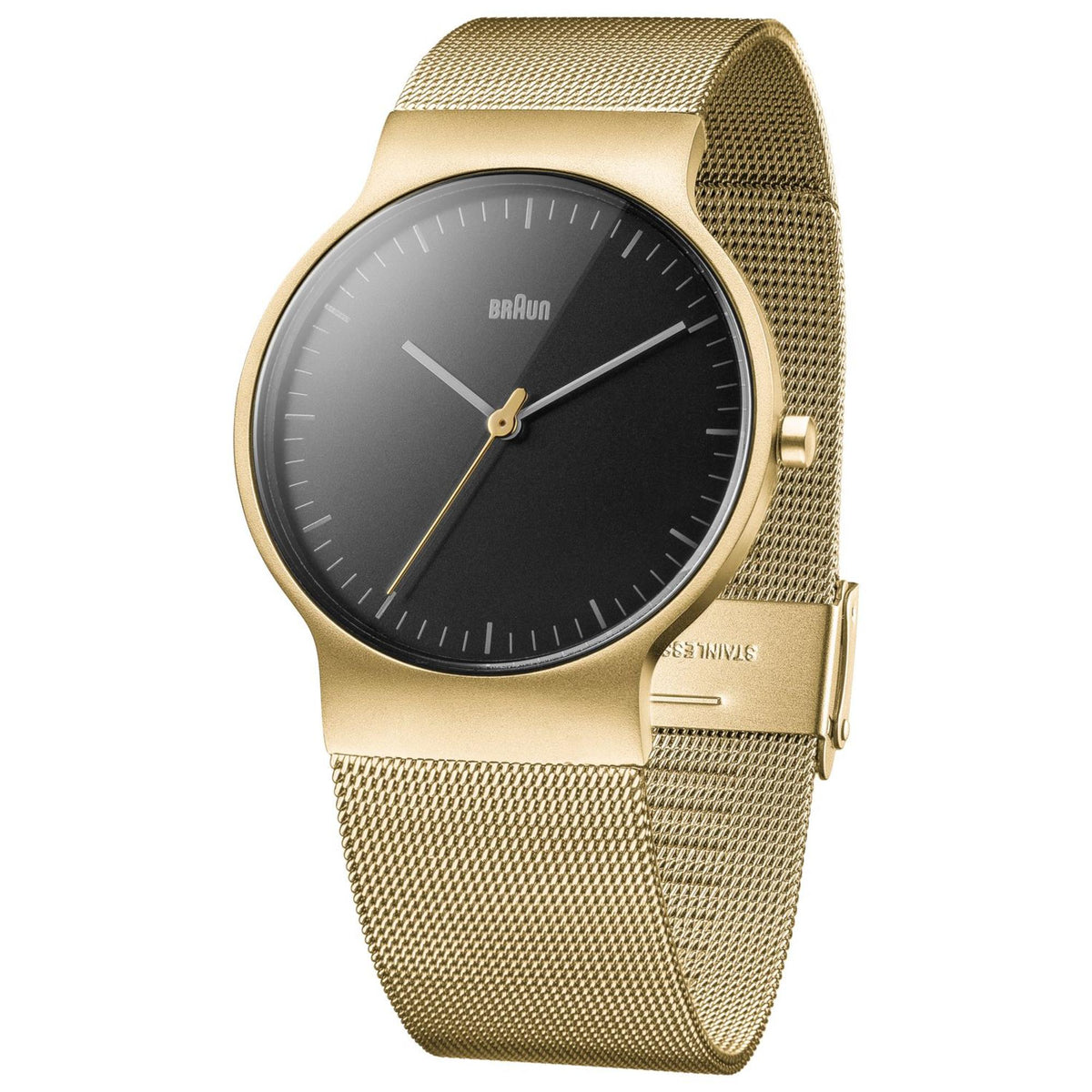 Braun Classic Slim Gold and Black Watch BN0211BKGDMHG