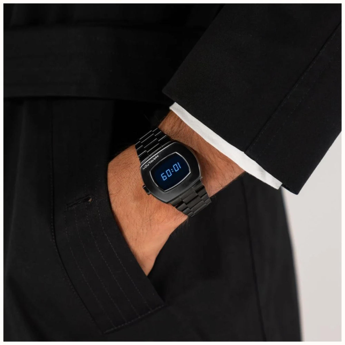 Hamilton American PSR Digital Quartz Men's Watch H52404131