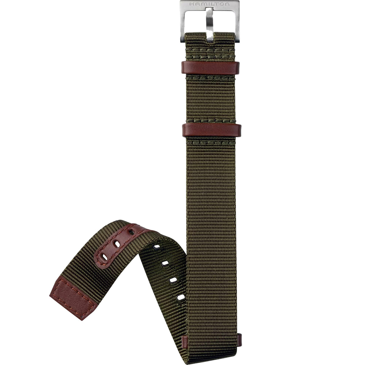 Hamilton Khaki Field Green NATO Textile Standard Watch Strap H600694102