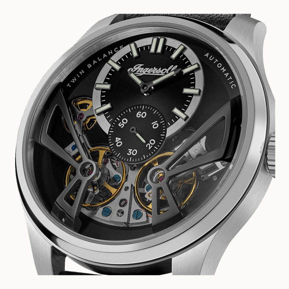 Ingersoll 1892 The Naismith Automatic Black Dial Men's Watch I16101