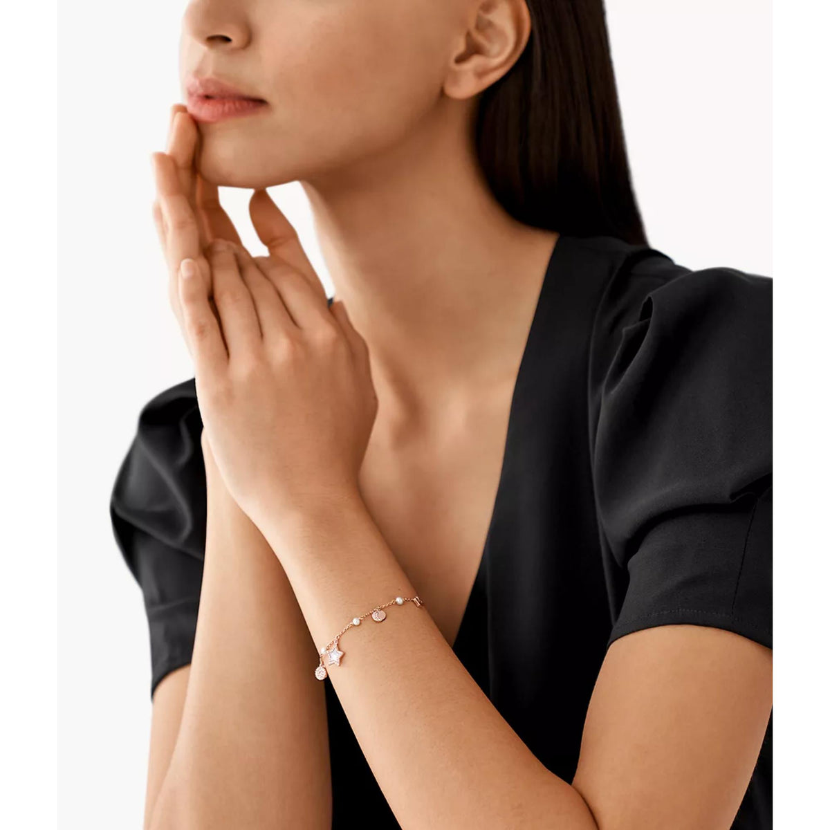 Emporio Armani Rose Gold-Tone Women's Bracelet EGS3107221