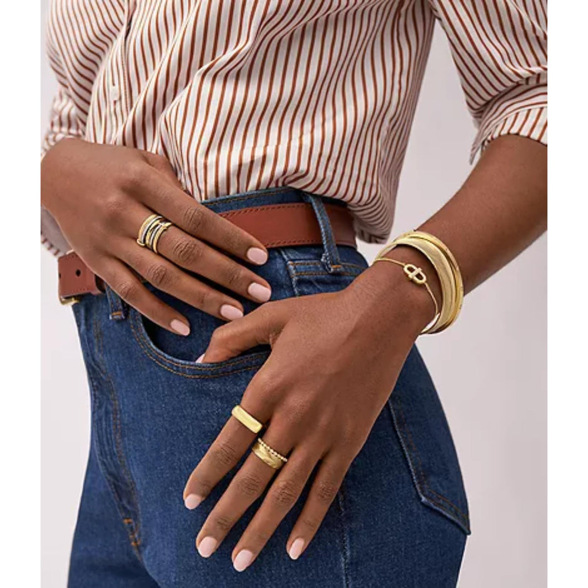 Fossil Sadie Shine Bright Cuff Women's Bracelet JF03872710