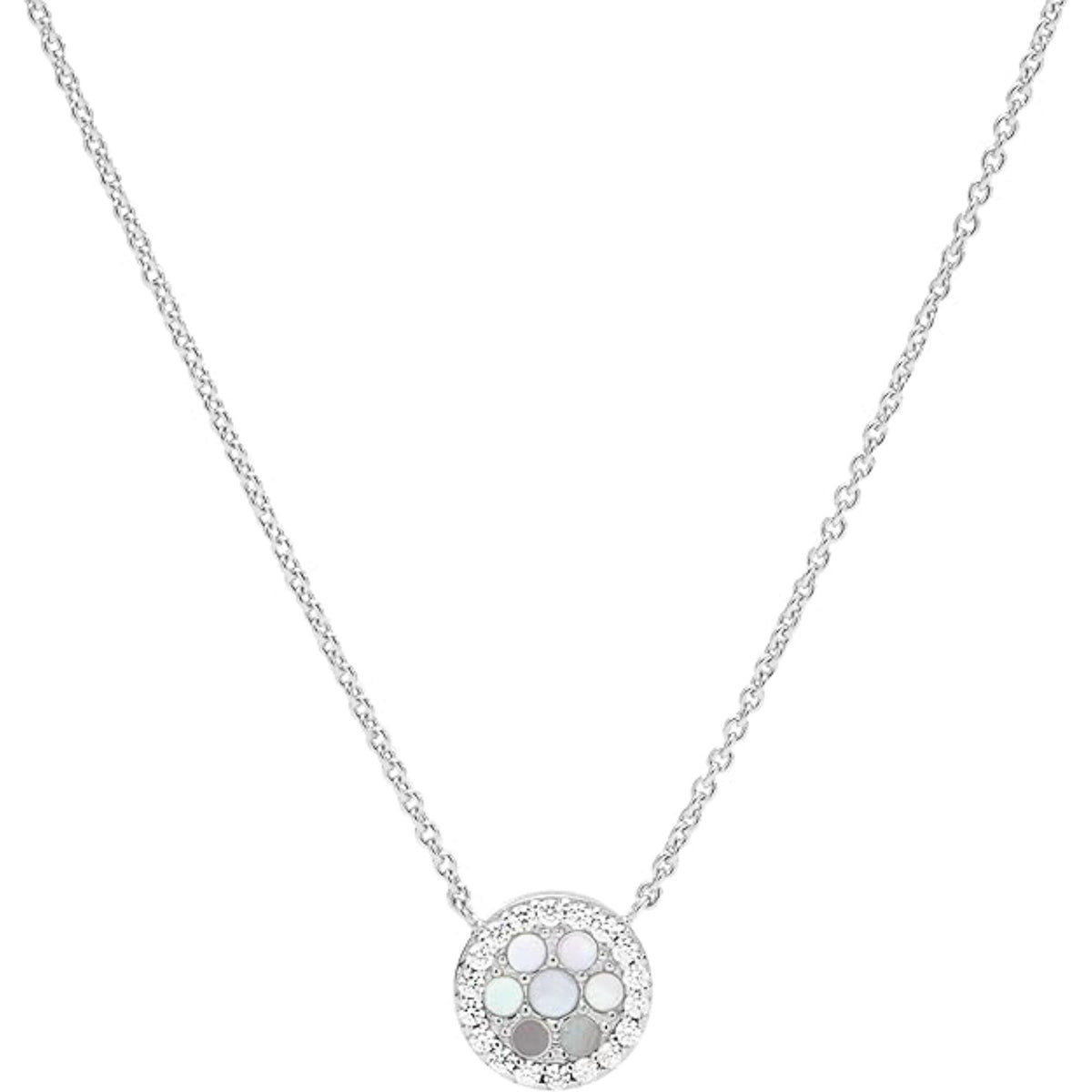 Fossil Sterling Mother-of-Pearl Women's Necklace JFS00520040
