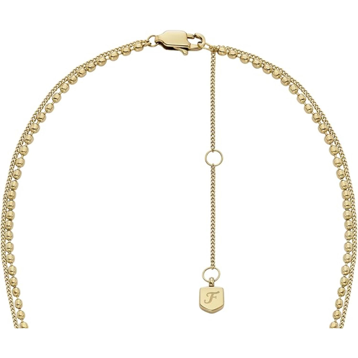 Fossil Stainless Heritage Station Women's Necklace JF04792710