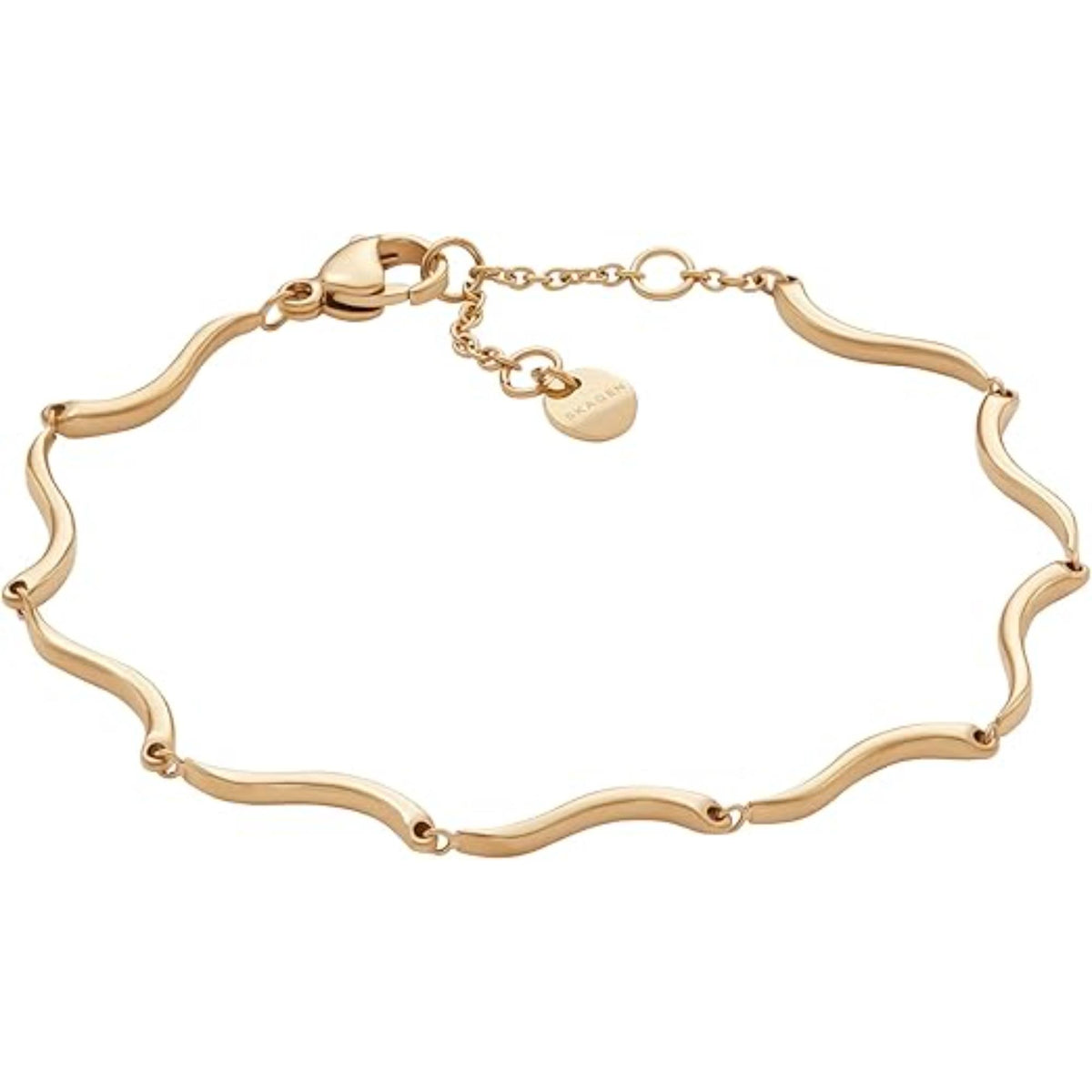 Skagen Kariana Waves Gold-Tone Chain Women's Bracelet SKJ1786710