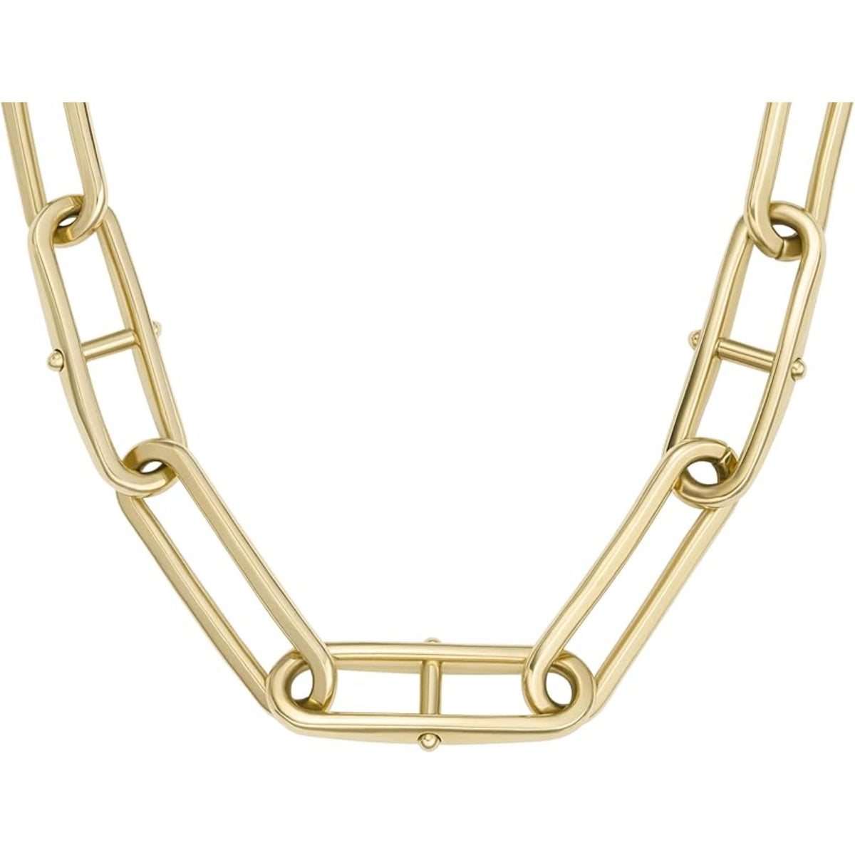 Fossil Heritage D-Link Gold-Tone Women's Necklace JF04102710