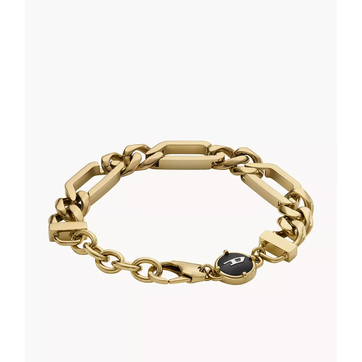 Diesel Gold-Tone Stainless Steel Chain Unisex DX1471710