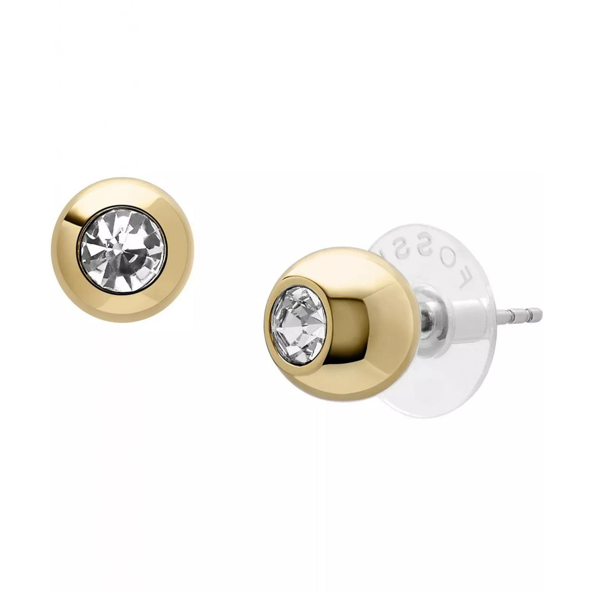 Fossil Bright Baubles Gold Stud Women's Earrings - JA7251710