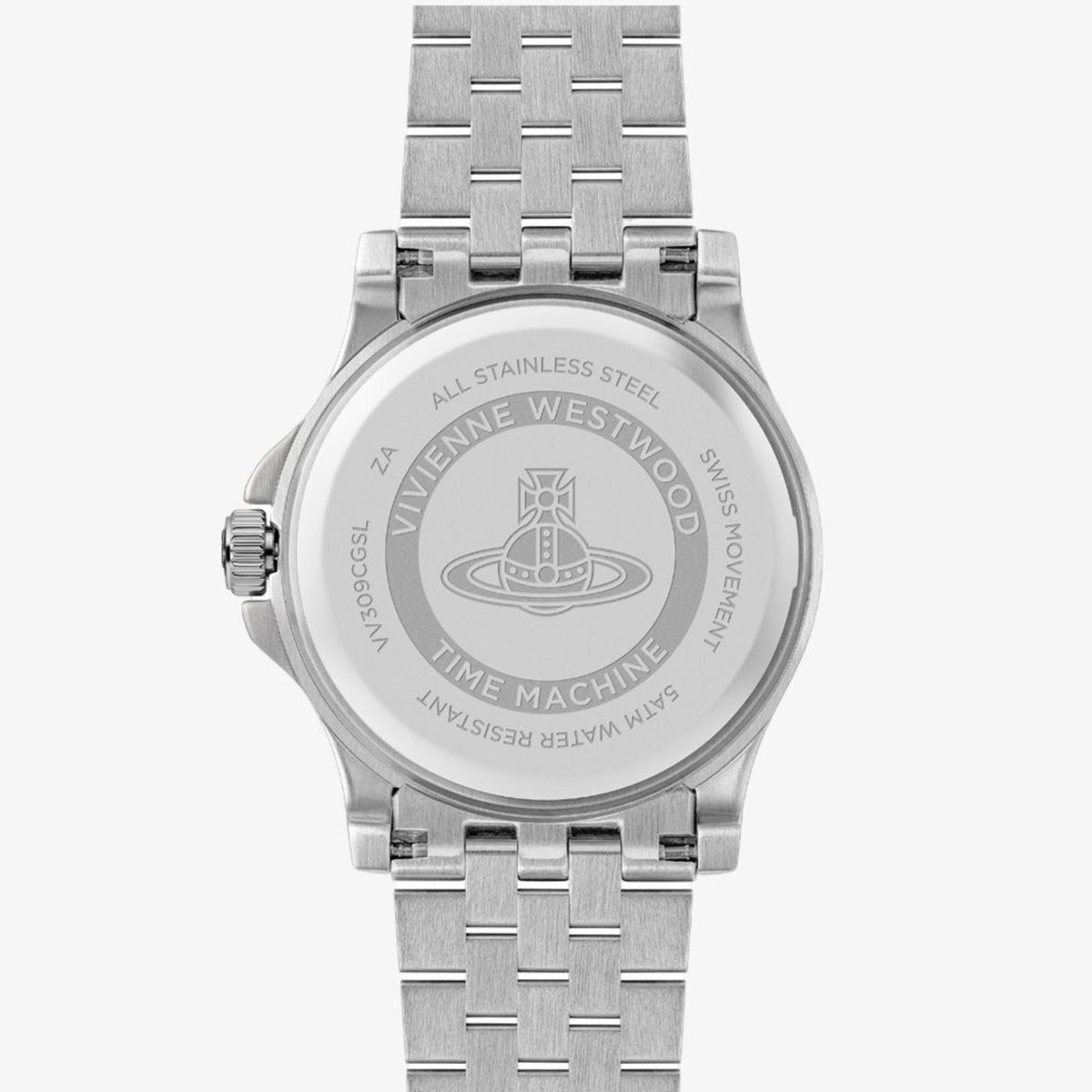 Vivienne Westwood Walbrook VV309CGSL back case featuring engraved brand logo and product details