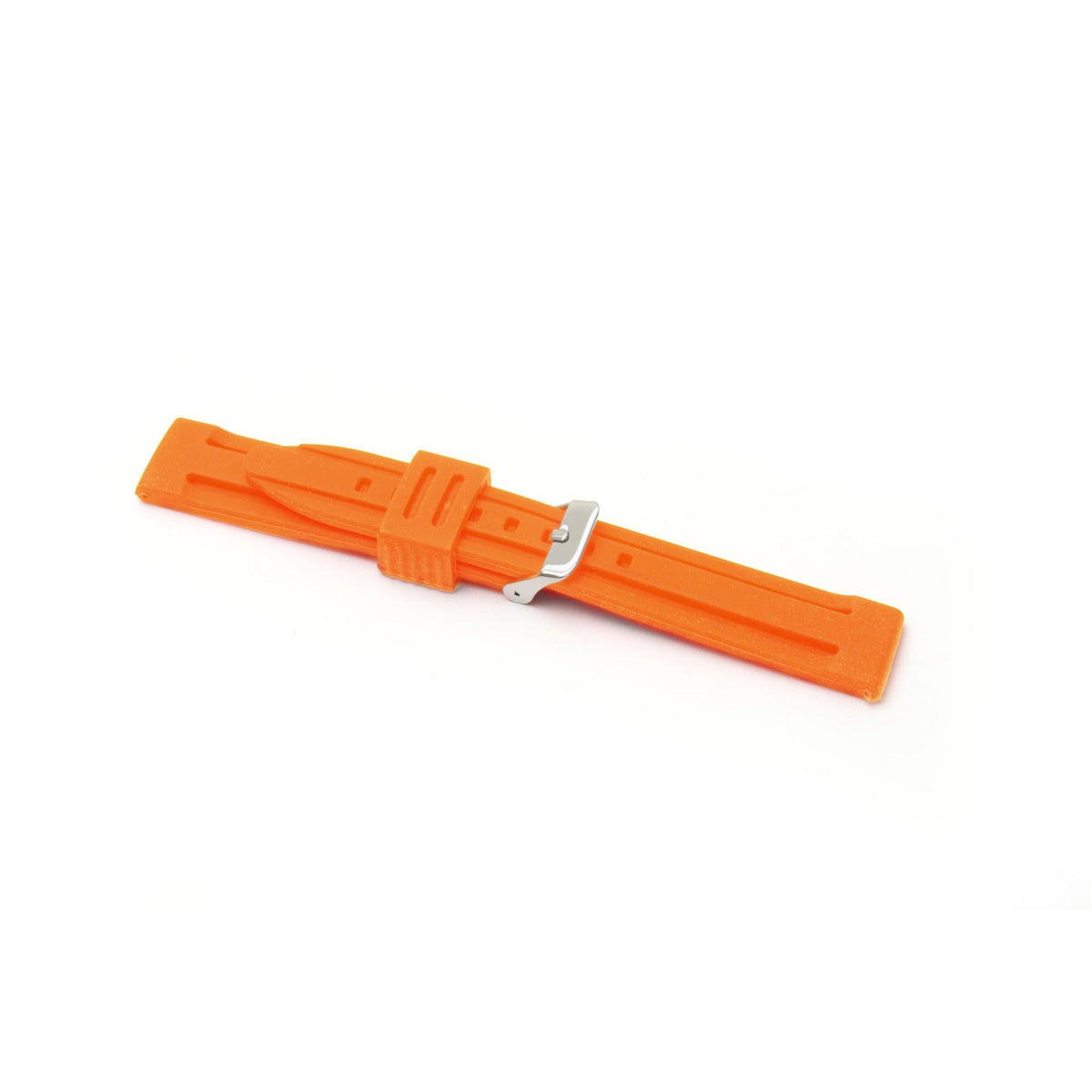 LBS Orange Silicone Watch Strap 8002/22 - WatchNation