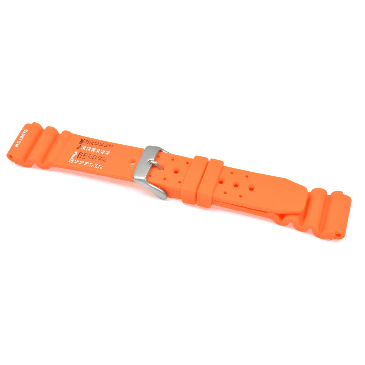 LBS Orange Polyurethane ND Limits Watch Strap 8513/22