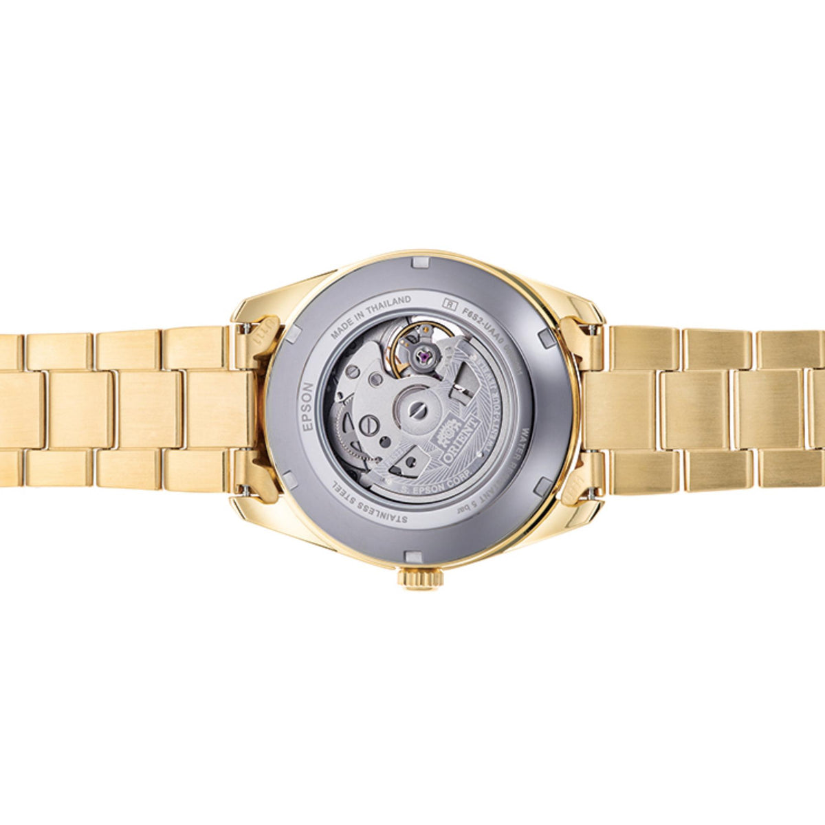 Orient RA-AR0007S30B see-through caseback with calibre F6S22