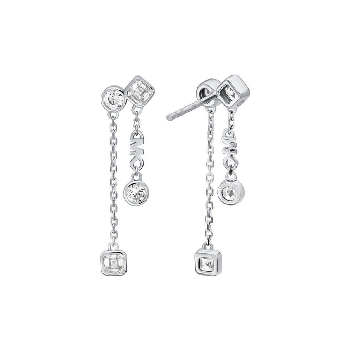 Michael Kors Sterling Silver Drop Ladies Earrings MKC1773040
