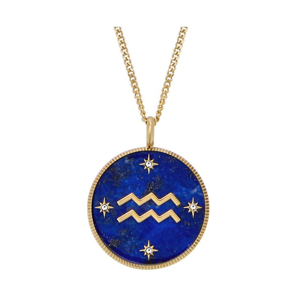 Fossil Aquarius Pendant Ladies Necklace JF04849710