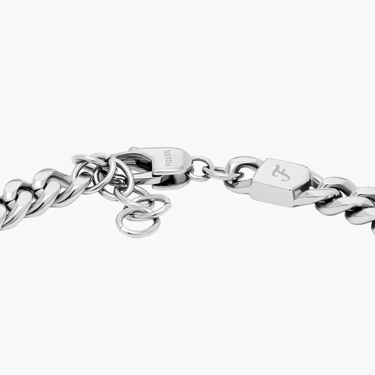 Fossil Drew Stainless Steel ID Men's Bracelet JF04851998