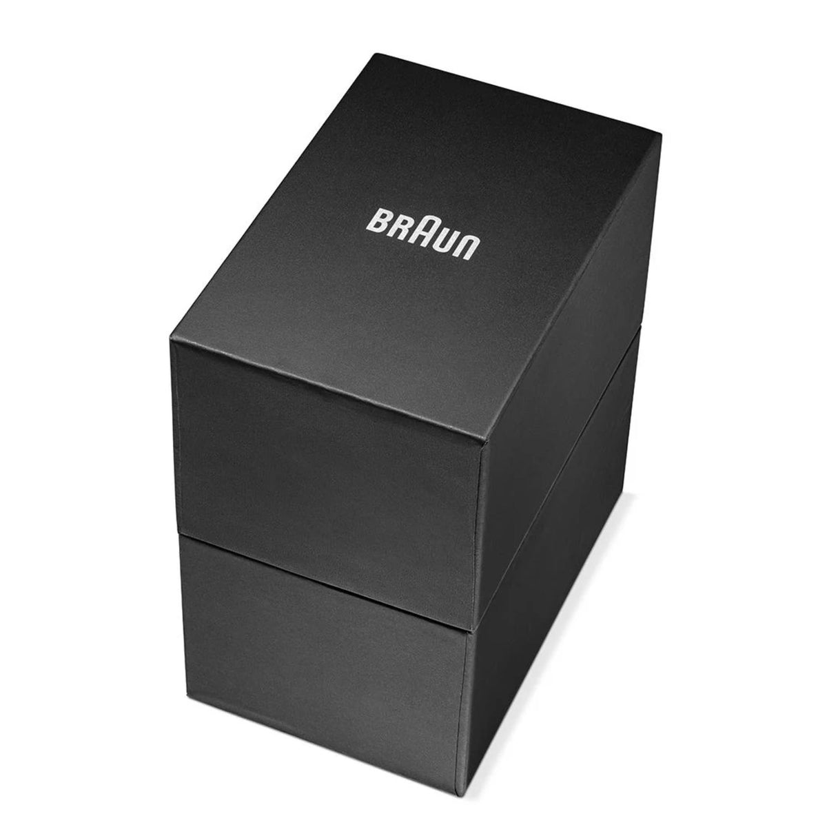 Black gift box with Braun logo for Step watch