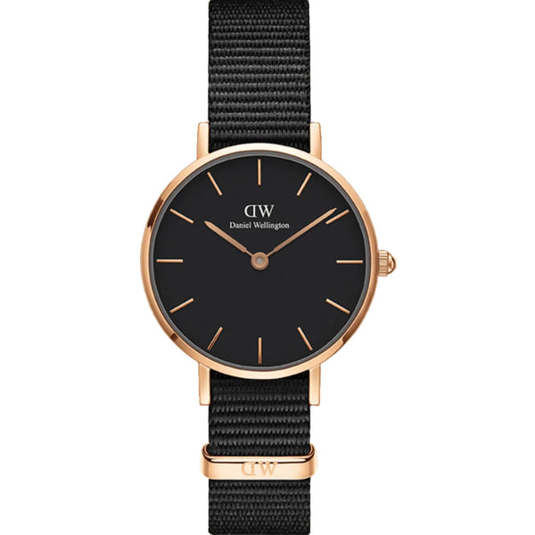 Daniel Wellington Petite Black Dial Women's Watch DW00100247