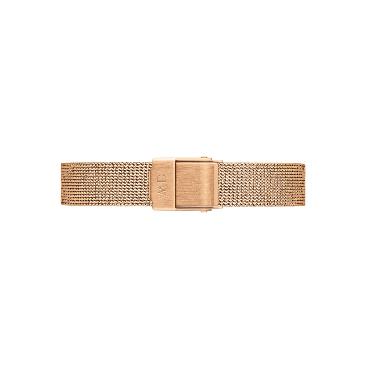 Rose-gold clasp with Daniel Wellington ladies quartz watch mesh bracelet