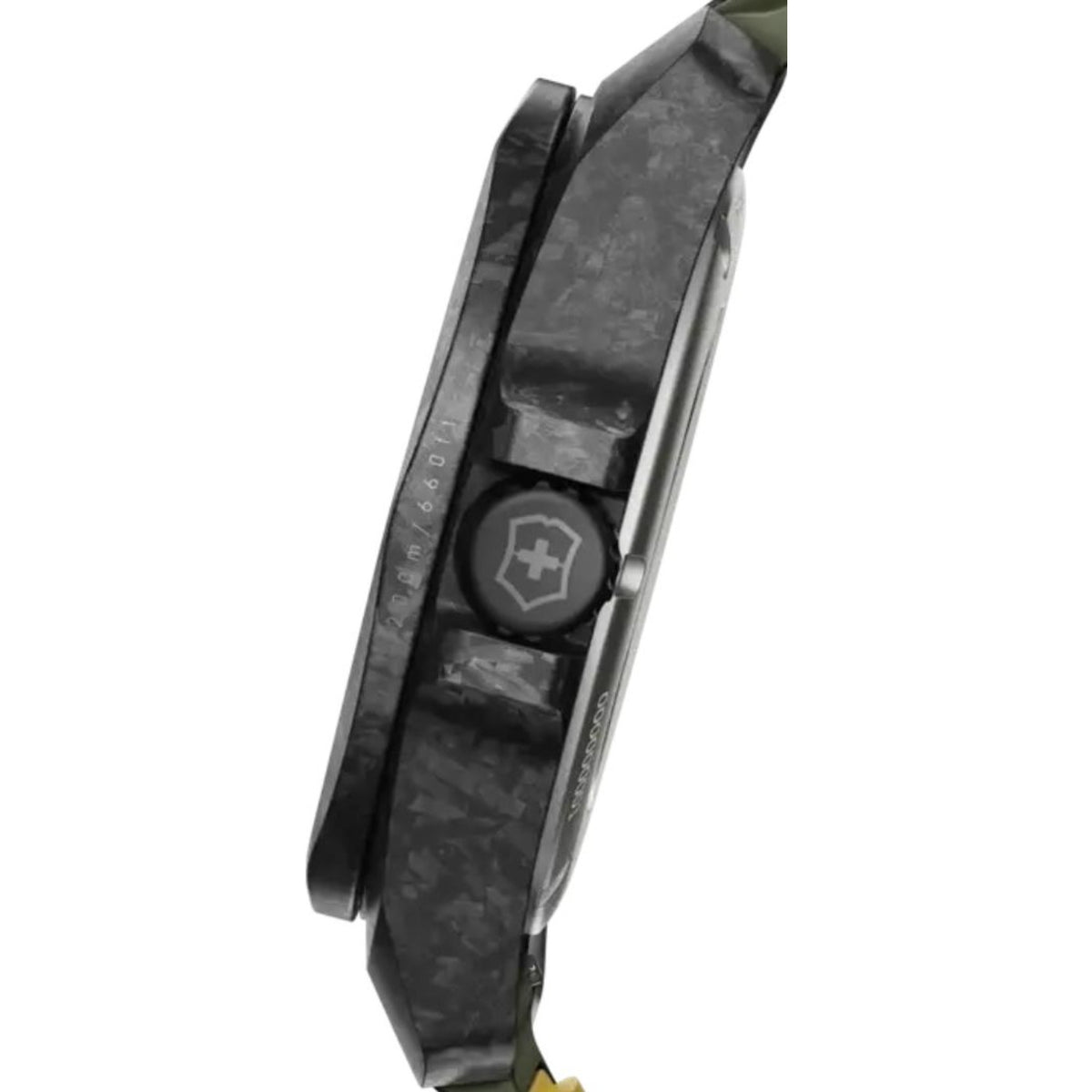 Victorinox I.N.O.X. 242021.1 lightweight carbon composite case side profile