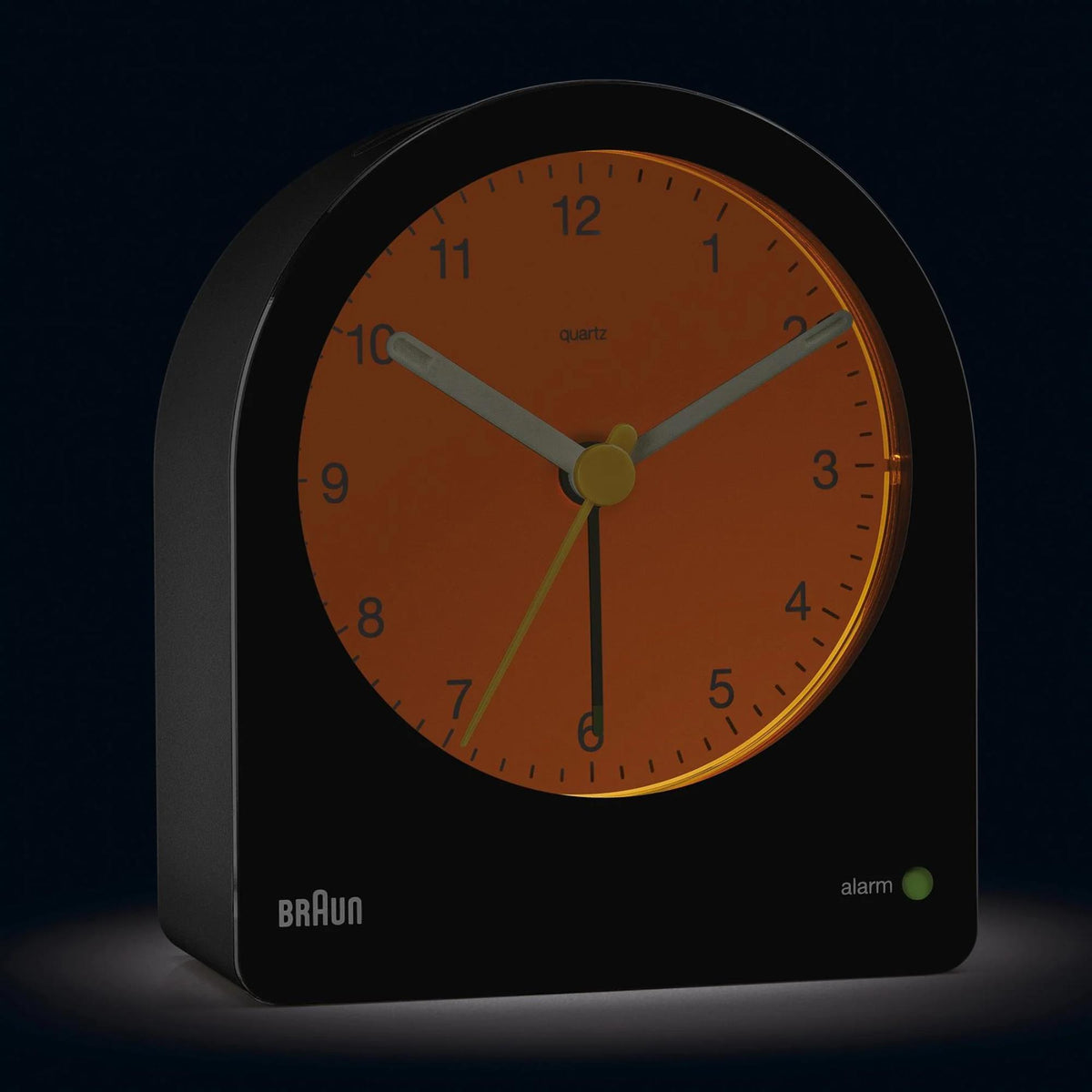 Braun Classic Black Dial Alarm Clock BC22B - WatchNation