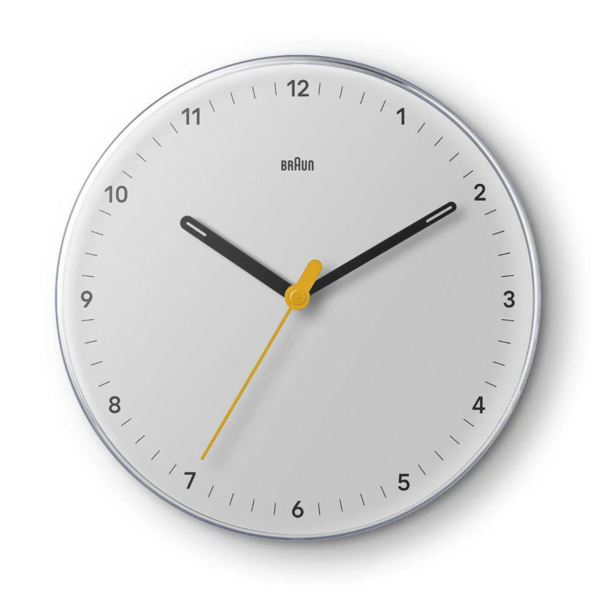 Braun Quartz White Wall Clock BC26W