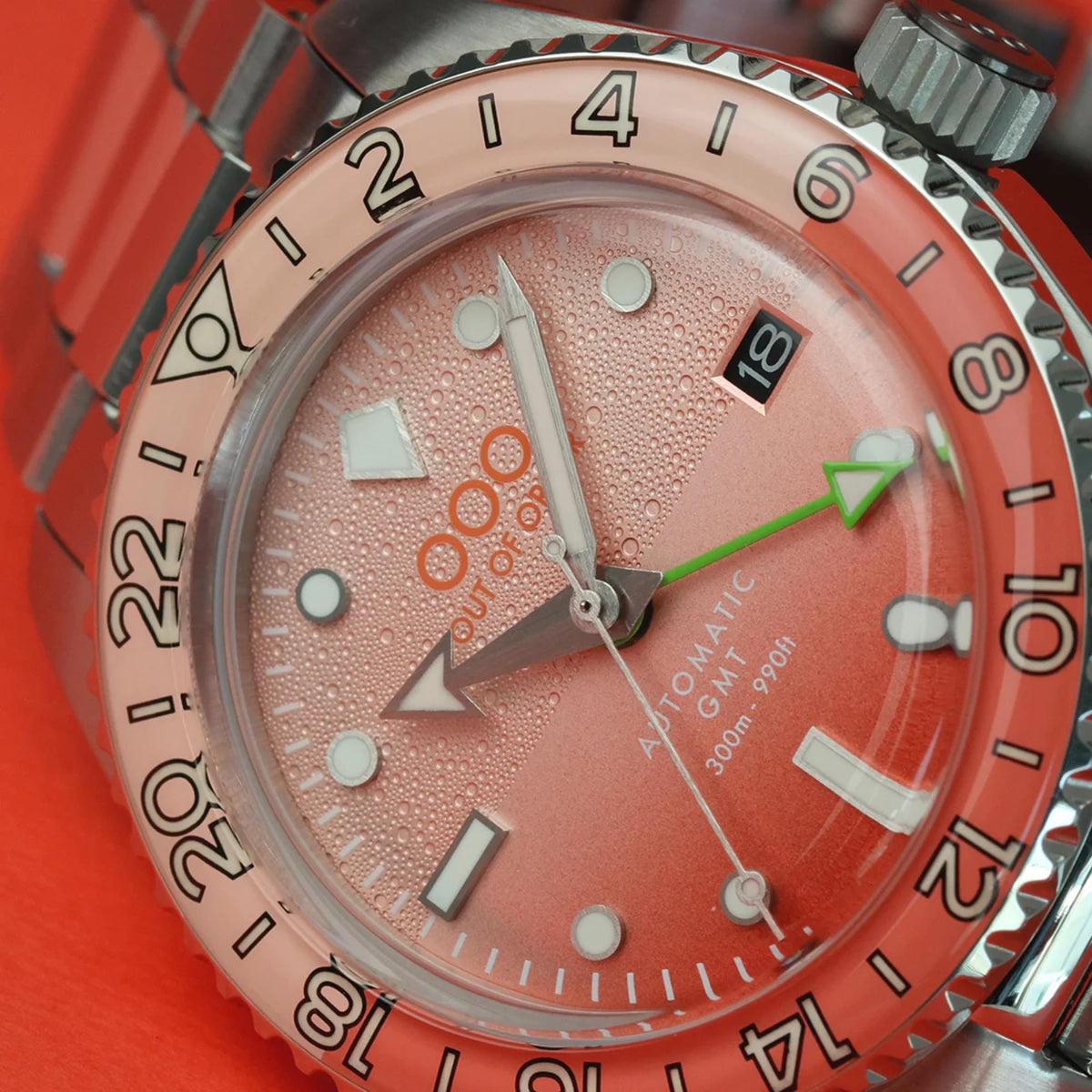 Out Of Order OOO.001-25.PA.BAND.SS Shaker GMT Men's Watch