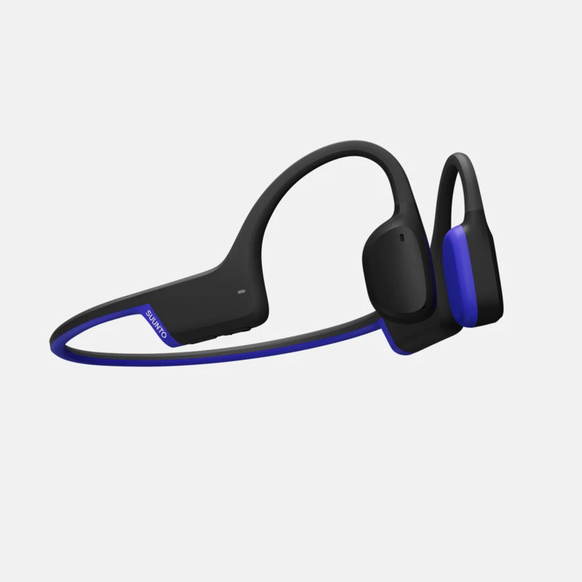 Suunto Aqua SS051124000 light tidal black sports open-ear wireless headphones angled perspective highlighting contoured frame and ear hook detail