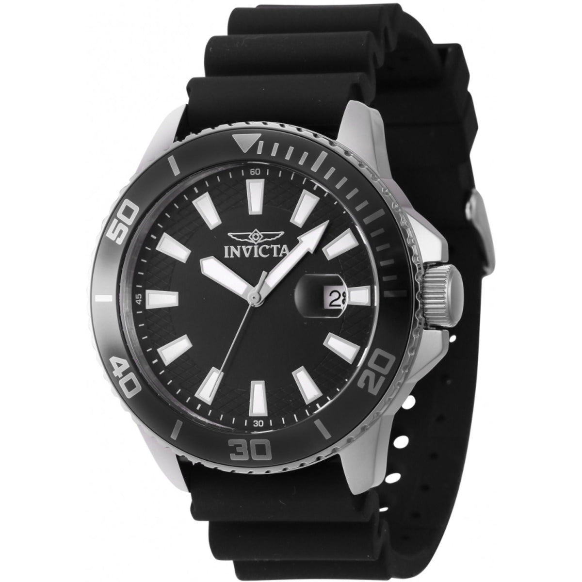 Invicta 46087 Pro Diver Quartz Black Dial Men's Watch