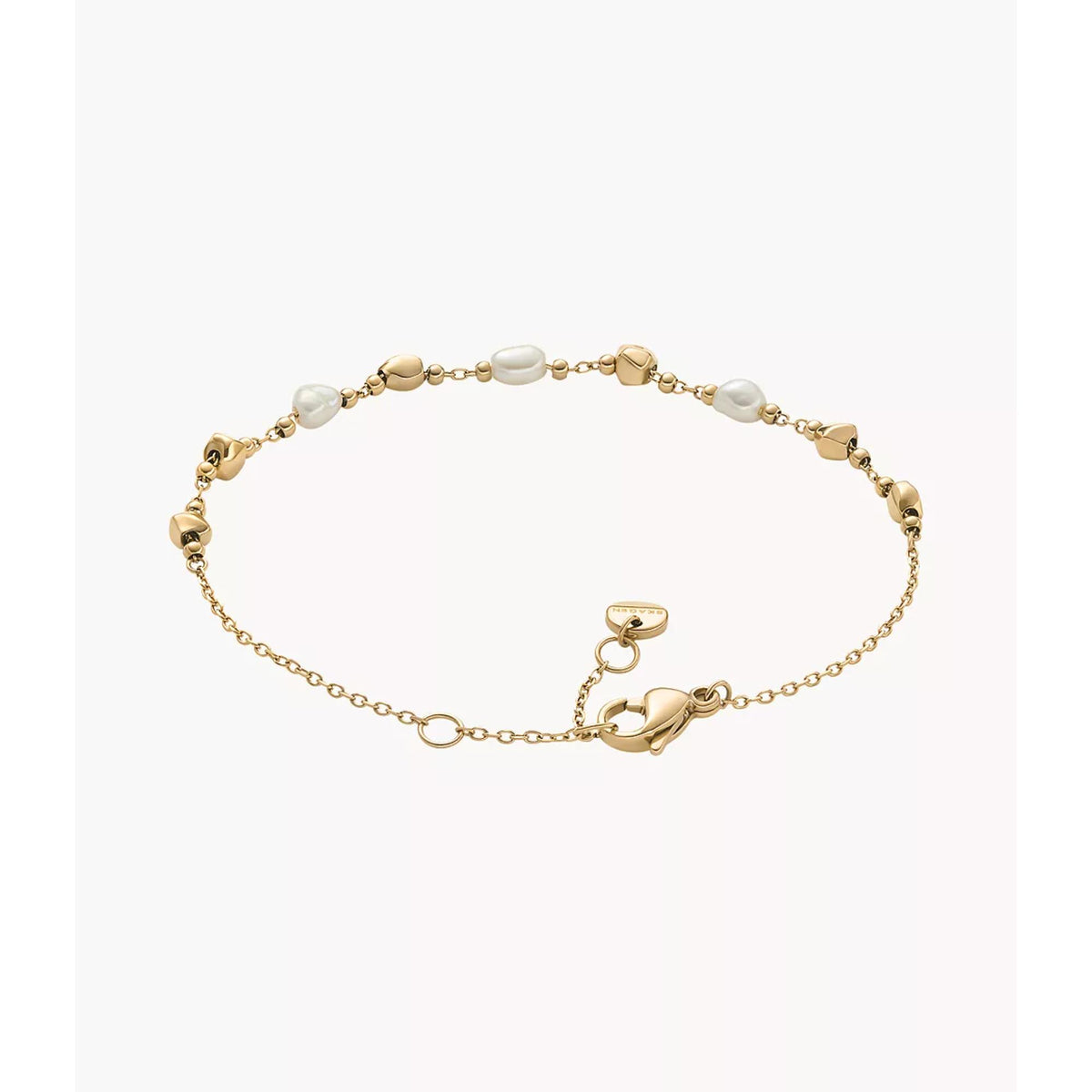 Skagen SKJ1880710 Agnethe Pearl Gold-Tone Women's Bracelet