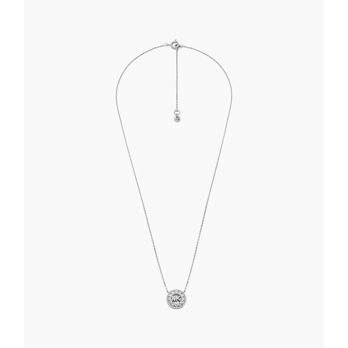 Michael Kors MKC1826040 Rhodium-Plated Pavé Women's Necklace
