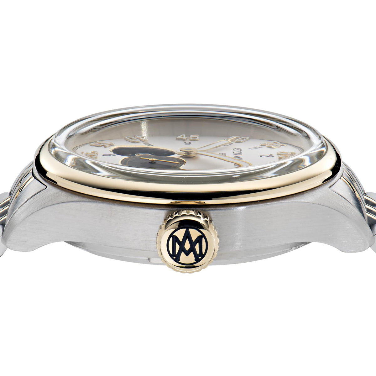 Aston Martin Automatic Silver Dial Two Tone RSST Bracelet Men's Watch MTTS1F503