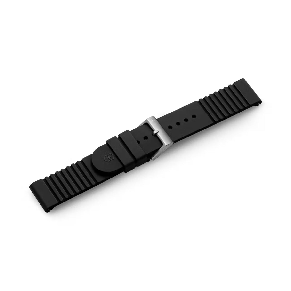 Victorinox D1 Black Rubber Watch Strap V.60028