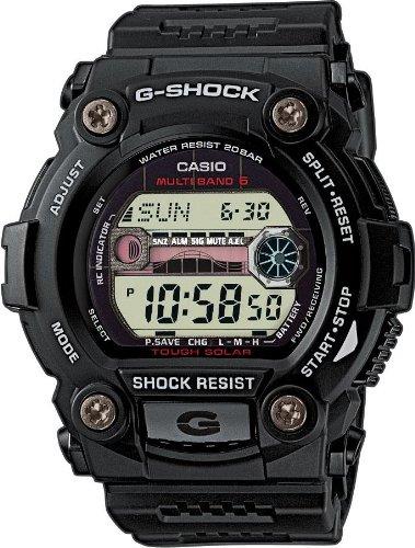 Casio G-Shock G-Rescue Black Resin Digital Tough Solar Alarm Chronograph Men's Watch GW-7900-1ER - WatchNation