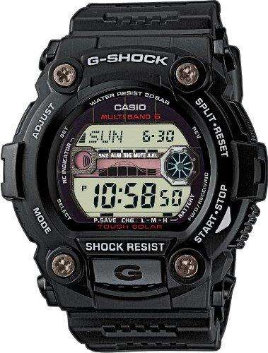 Casio G-Shock G-Rescue Black Resin Digital Tough Solar Alarm Chronograph Men's Watch GW-7900-1ER - WatchNation