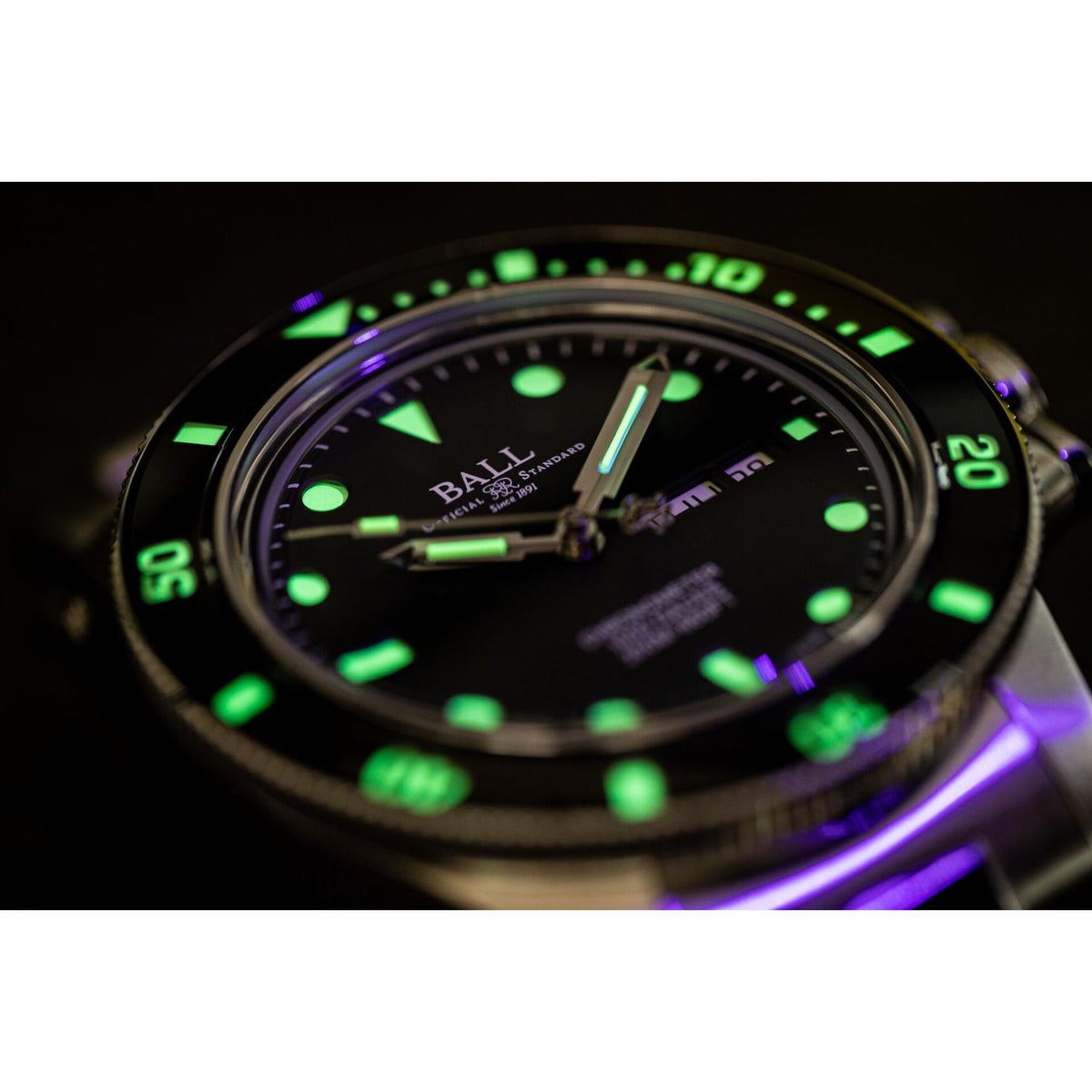 BALL Engineer Hydrocarbon Original Black Dial Stainless Steel Men’s Watch DM2118B-SCJ-BK - WatchNation