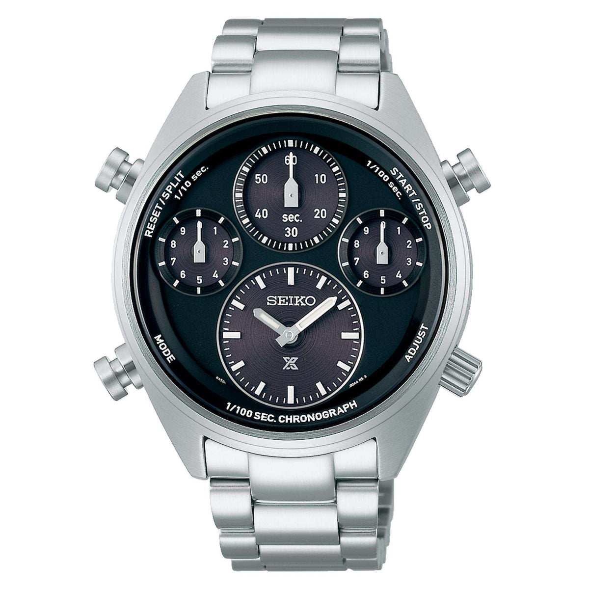 Seiko Prospex SFJ003P1 black dial front view