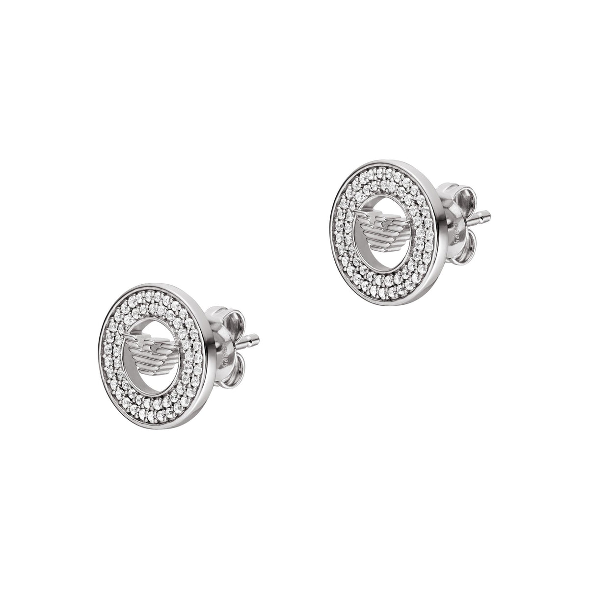 Emporio Armani Sterling Silver Stud Ladies Earrings EG3587040