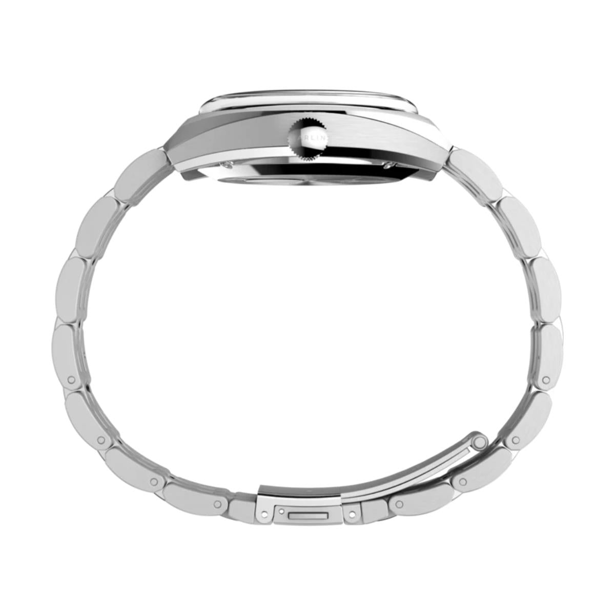 Timex Marlin Automatic Black Dial Steel Strap Men's Watch TW2W58800