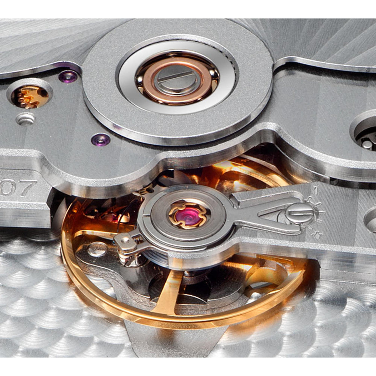 BALL Engineer M NM2128C-S5CJ-MAL Swiss chronometer caliber balance wheel detail