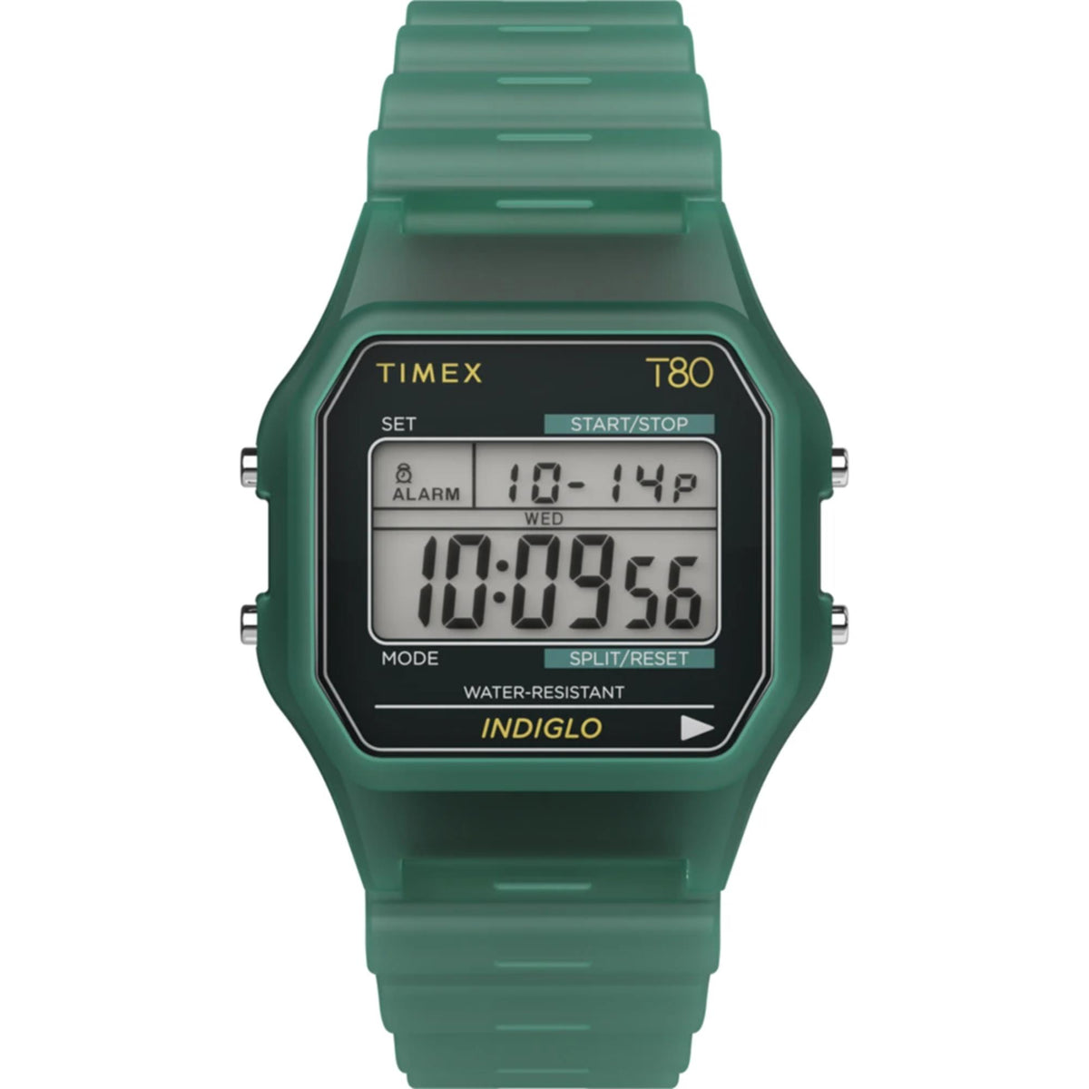 Timex T80 Quartz Digital Resin Strap Watch TW2Y34100