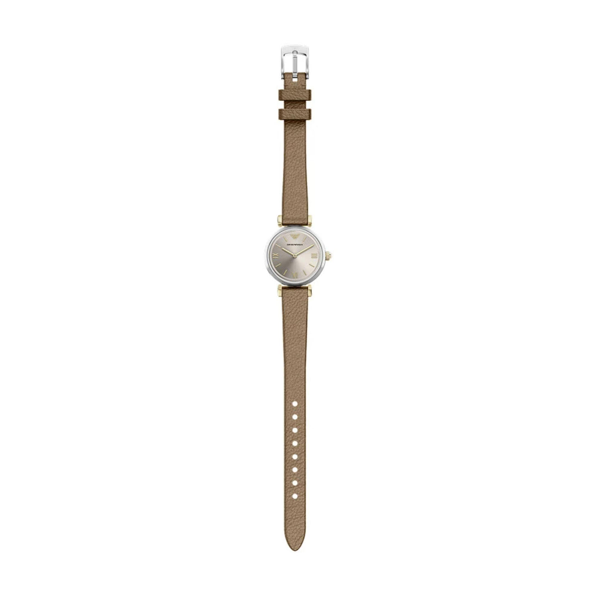 Emporio Armani Gianni T-Bar AR11770 full length overhead view