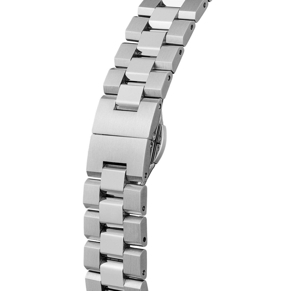Vivienne Westwood Dulwich VV307COSL stainless steel link strap and clasp detail