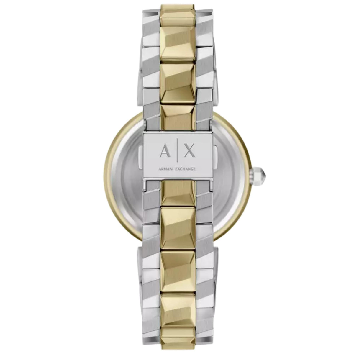 Armani Exchange Audora AX4406 engraved clasp back view